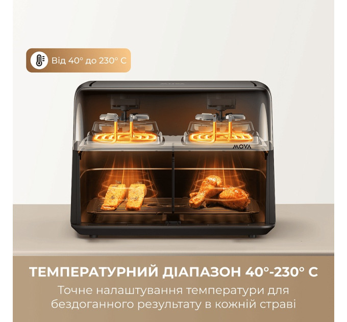 MOVA Мультипіч Mova AeroChef FD20s Pro Black (AF-5518ATB-S)
