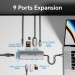 Vention Концентратор Vention USB 3.1 Type-C to HDMI 4K60Hz/USB 3.0x2/RJ45/SD/TF/3.5mm/PD 100W Hub 9-in-1 (TQMHB)