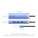 Vention Концентратор Vention USB 3.1 Type-C to HDMI/USB 3.0x3/PD 100W Blue Aluminum Alloy Hub 5-in-1 (TGESB)