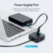 Vention Концентратор Vention USB 3.0 to 4хUSB 3.0 Black 1.0m (CHBBF)