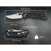 SRM Ніж SRM Retriever 9201, Black FRN, Satin (9201-PB)