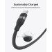 Anker Кабель Anker Upcycled-Braided USB-C - USB-C (M/M), 240W, 1.8 м, Black (A82E2H12)