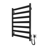 Рушникосушка Hygge Family Chester TR 4.0, 770x530х80хмм, таймер-регулятор, сталь, чорний мат.