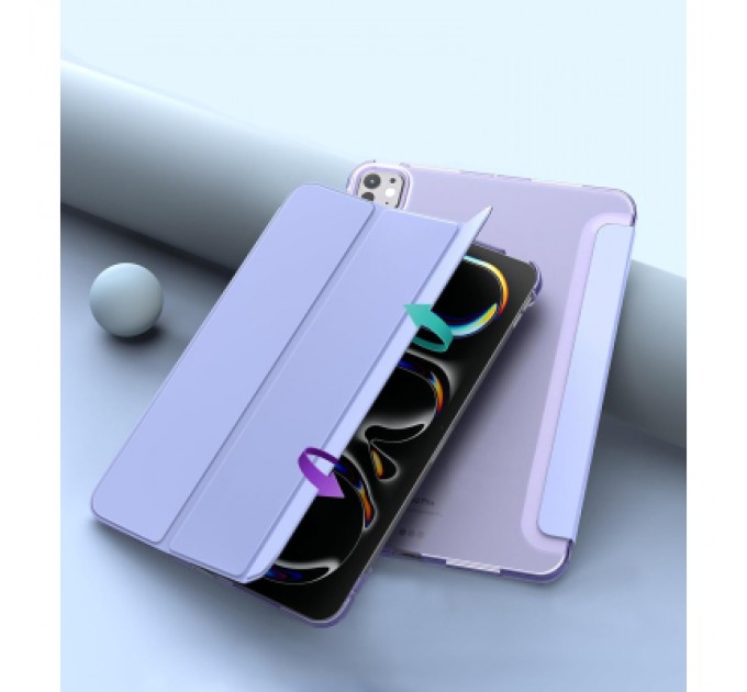 BeCover Чохол до планшета BeCover Tri Fold Hard Apple iPad Pro 11" M4 2024 Purple (711729)