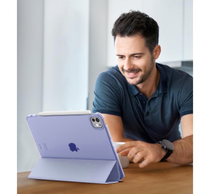 BeCover Чохол до планшета BeCover Tri Fold Hard Apple iPad Pro 11" M4 2024 Purple (711729)