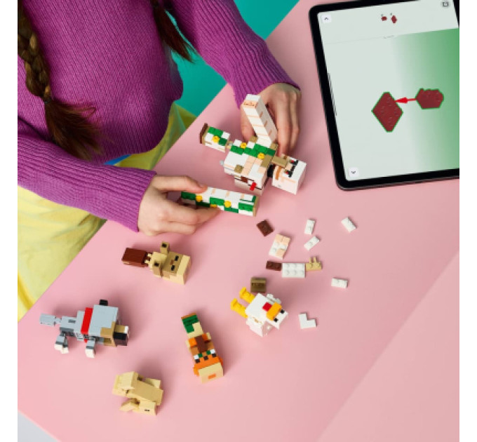 LEGO Конструктор LEGO Minecraft Курячий Жокей: атака в пустелі (21592)