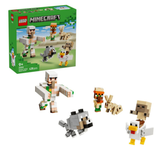 LEGO Конструктор LEGO Minecraft Курячий Жокей: атака в пустелі (21592)