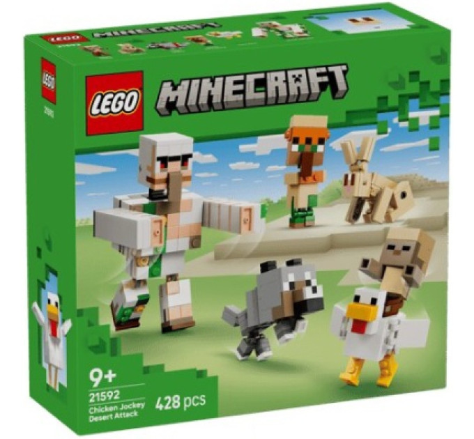 LEGO Конструктор LEGO Minecraft Курячий Жокей: атака в пустелі (21592)