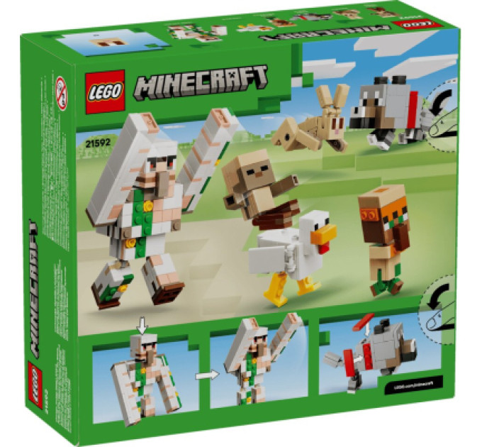 LEGO Конструктор LEGO Minecraft Курячий Жокей: атака в пустелі (21592)
