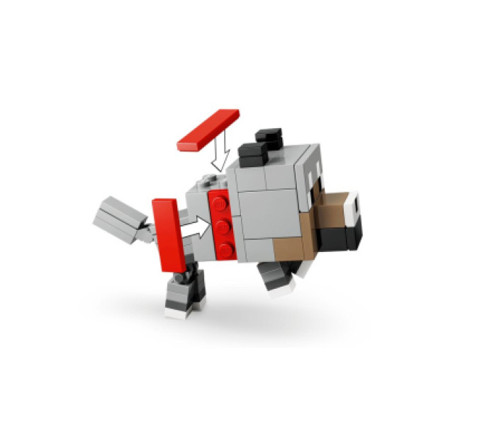 LEGO Конструктор LEGO Minecraft Курячий Жокей: атака в пустелі (21592)