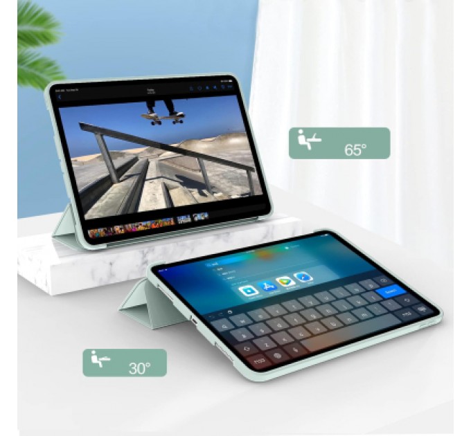 BeCover Чохол до планшета BeCover Tri Fold Soft TPU Silicone Apple iPad Pro 11" M4 2024 Light Green (711747)