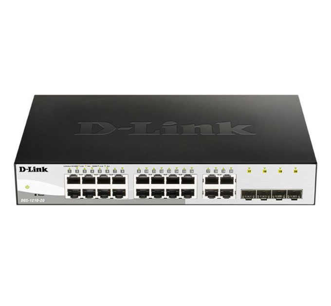 D-Link Комутатор мережевий D-Link DGS-1210-20