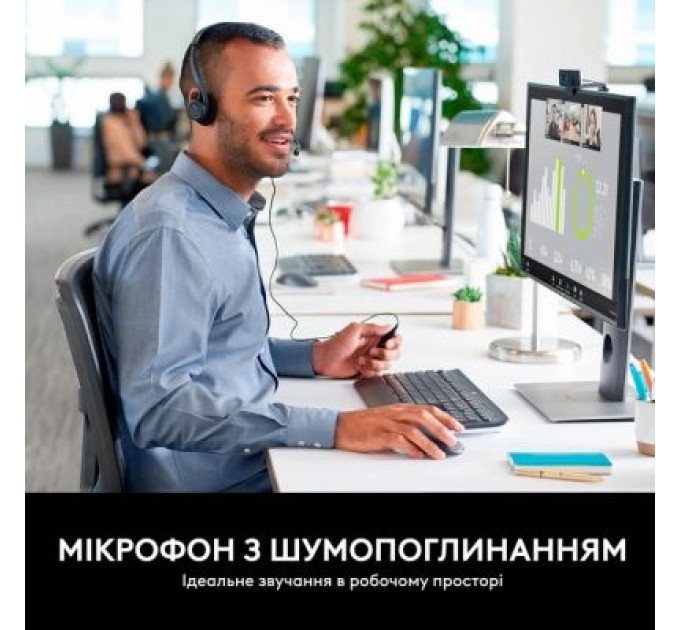 Навушники Logitech PC 960 Stereo Headset USB (981-000100)
