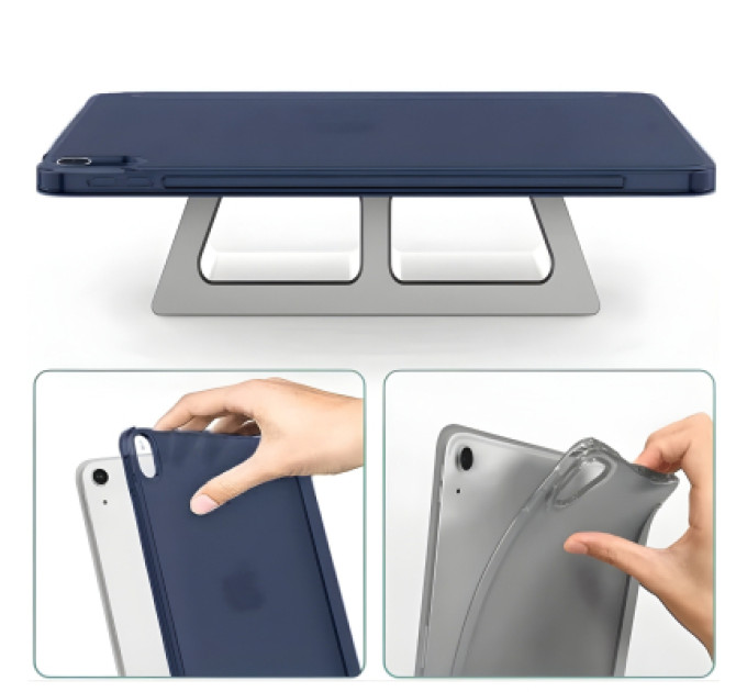 BeCover Чохол до планшета BeCover Tri Fold Hard Apple iPad Air 11" M4 2026 Deep Blue (715243)