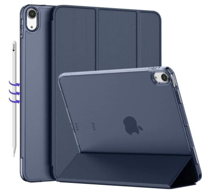 BeCover Чохол до планшета BeCover Tri Fold Hard Apple iPad Air 11" M4 2026 Deep Blue (715243)