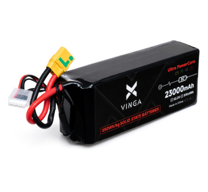 Vinga Акумуляторний блок Vinga 350Wh/kg 23Ah 6S 22.2V 5C XT90S (V-350-23Ah-6S-5C)