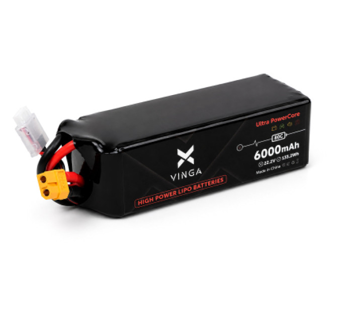 Vinga Акумуляторний блок Vinga 6000mAh 6S 80C (V-6000mAh-6S-80C)