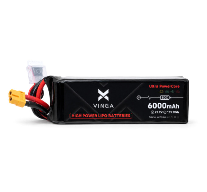 Vinga Акумуляторний блок Vinga 6000mAh 6S 80C (V-6000mAh-6S-80C)