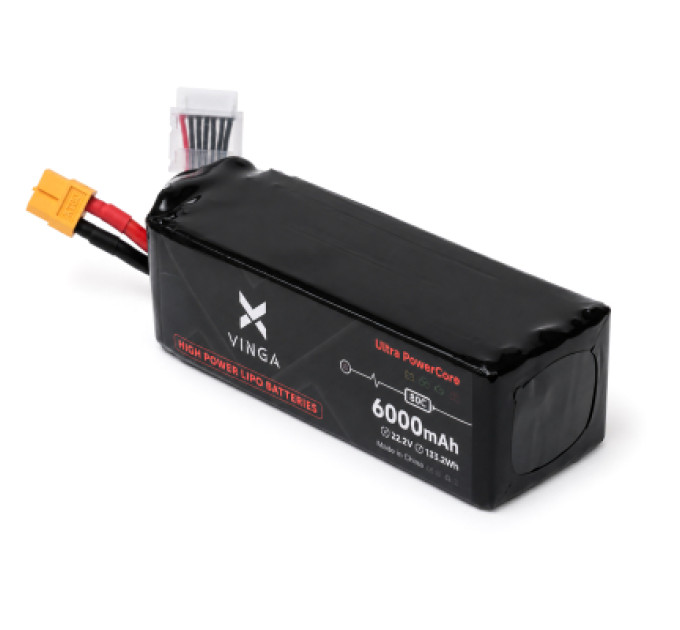 Vinga Акумуляторний блок Vinga 6000mAh 6S 80C (V-6000mAh-6S-80C)
