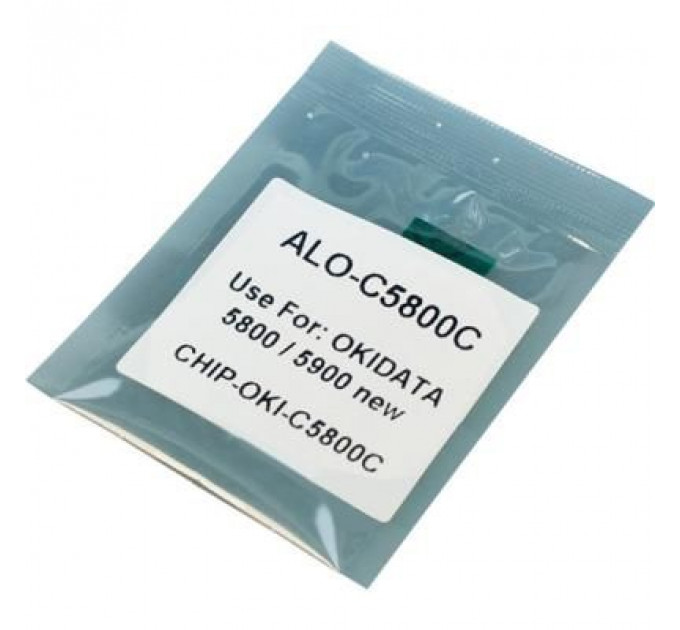 Чип для картриджа OKI C5850 CYAN 6K Apex (CHIP-OKI-5850-С)