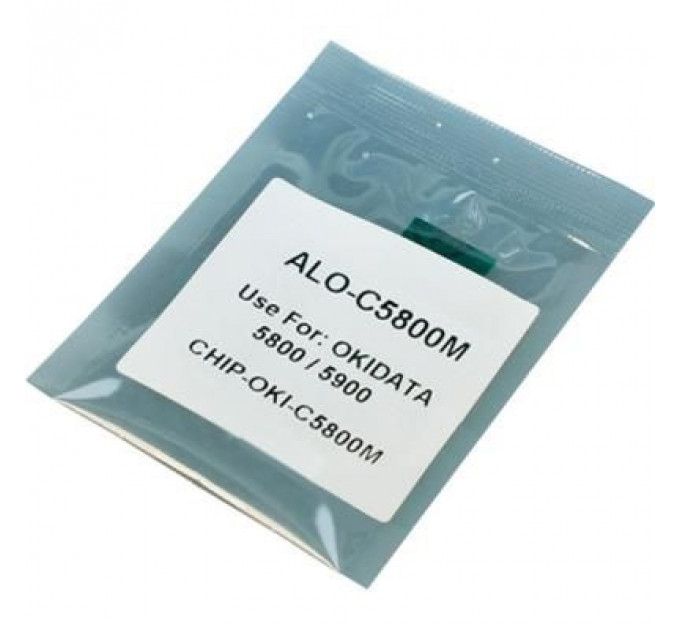 Чип для картриджа OKI C5850 MAGENTA 6K Apex (CHIP-OKI-5850-M)