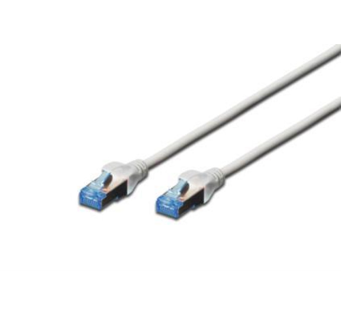 Digitus Патч-корд Digitus 5м, cat.5e, SF-UTP, AWG 26/7, gray (DK-1531-050)