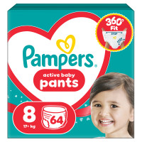 Підгузки Pampers Active Baby Pants Розмір 8 (17+ кг) 64 шт (8006530304627)