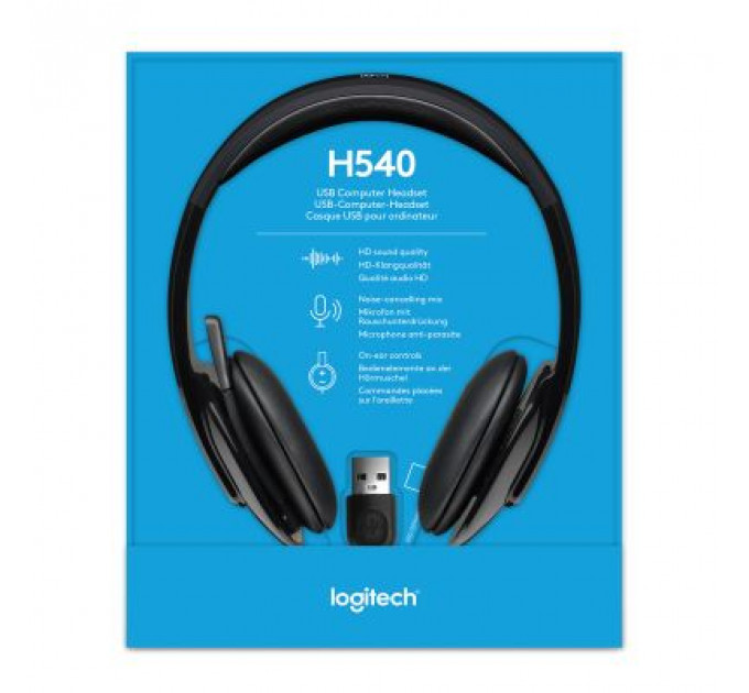 Навушники Logitech H540 USB Headset (981-000480)
