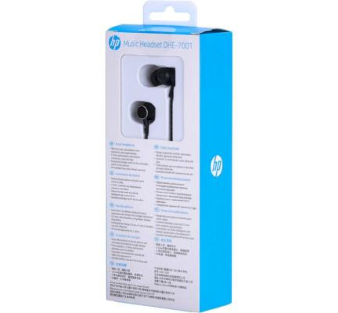 HP Навушники HP DHE-7001 Headset Black (DHE-7001)