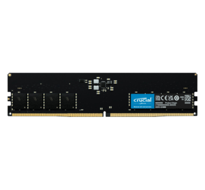 Crucial Модуль пам'яті для комп'ютера DDR5 16GB 5600 MHz Micron (CT16G56C46U5)