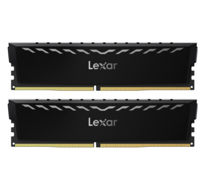 Lexar Модуль пам'яті для комп'ютера DDR4 16GB (2x8GB) 3600 MHz THOR Black Lexar (LD4U08G36C18LG-RGD)