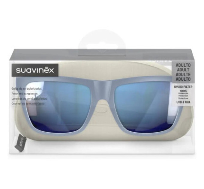 Suavinex Дитячі сонцезахисні окуляри Suavinex ADULT, напівкругла форма, сині (308555)