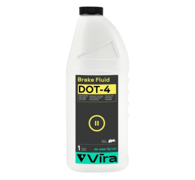 VIRA Гальмівна рідина VIRA Brake Fluid DOT-4 1 л (VI1002)