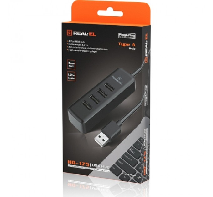 Концентратор REAL-EL HQ-175 black (EL123110008)
