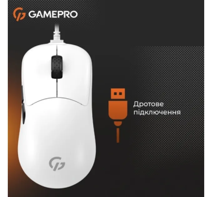 GamePro Мишка GamePro GM690W USB White (GM690W)
