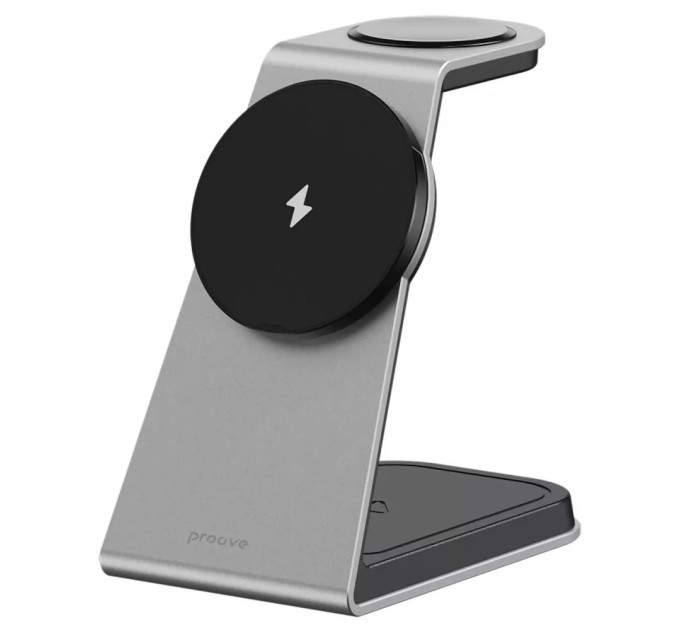 Proove Бездротовий зарядний пристрій Proove Omni Power 3in1 15W Gray (WSOP15020003)