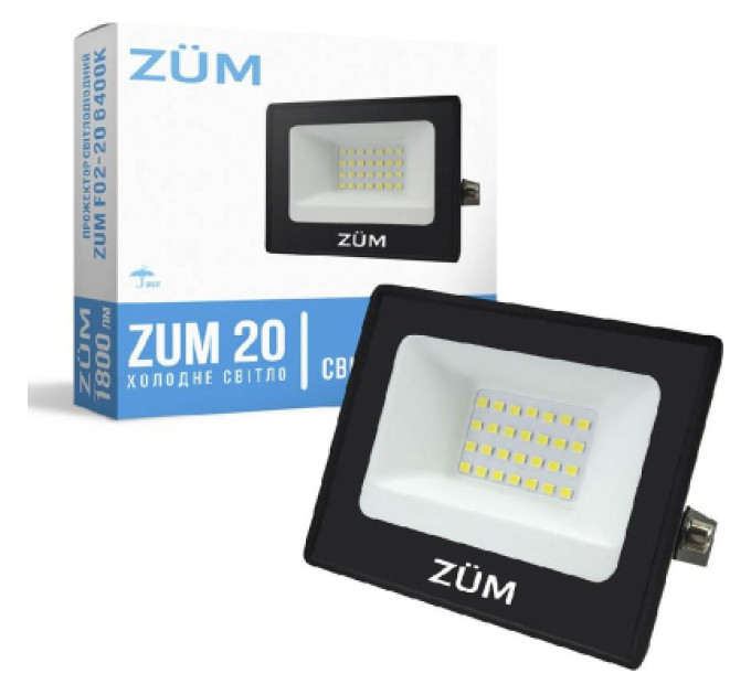 Євросвітло Прожектор Євросвітло ZUM F02-20 6400K