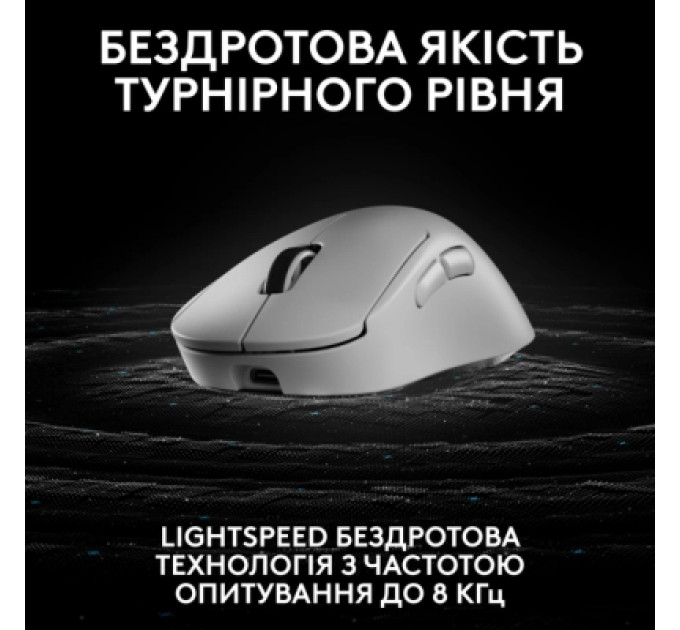 Logitech Мишка Logitech G Pro X Superlight 2 Dex Wireless White (910-007365)