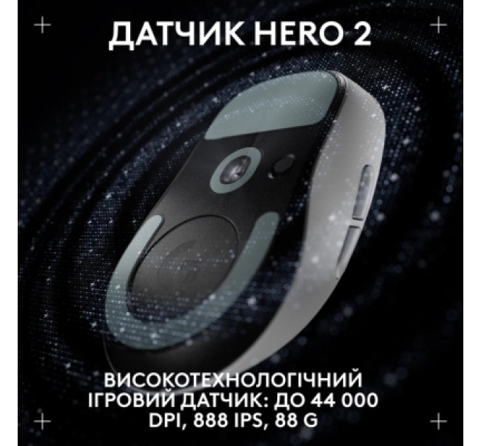 Logitech Мишка Logitech G Pro X Superlight 2 Dex Wireless White (910-007365)