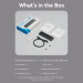 Vention Кишеня зовнішня VENTION M.2 NVMe SSD Enclosure (USB 3.1 Gen 2-C) with Heat Sink Gray Aluminum Alloy Type (KPKH0)