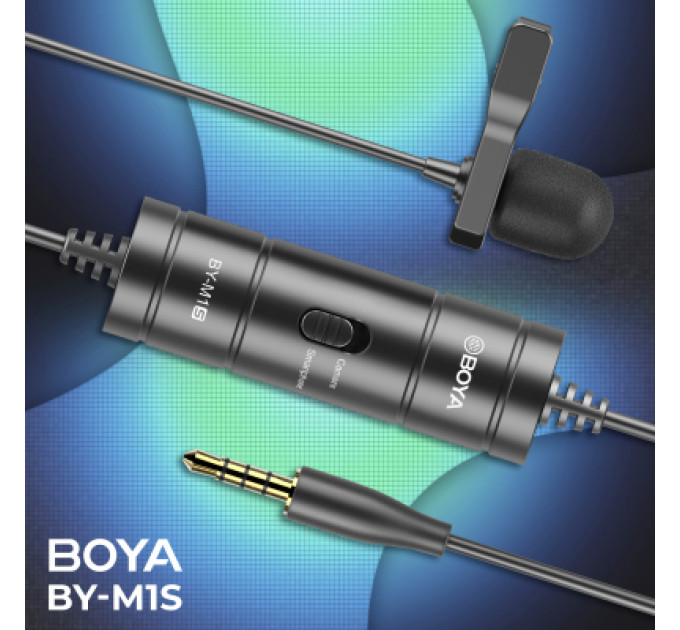 Boya Мікрофон Boya BY-M1S Black (BY-M1S)