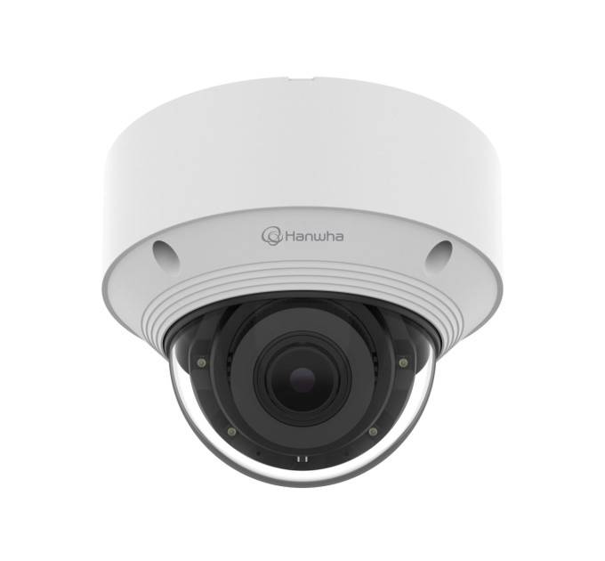HANWHA Мережева камера купольна 5MP @ 30fps, motorized vari-focal lens 3.2~10.2mm (H: 95°~29° / V: 69°~21°) QNV-C8083R HANWHA VISION