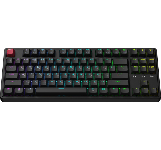 Keychron Клавіатура бездротова Keychron C3 Max Super Red Switch Black RGB (C3M-H1-UA)