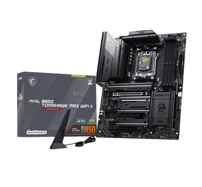 MSI Материнська плата MSI MAG B850 Tomahawk Max WiFi II Socket AM5