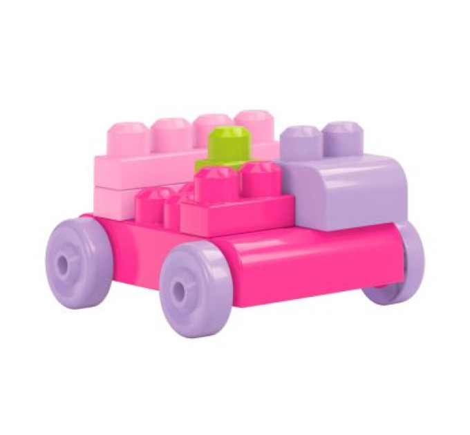 Mega Bloks Конструктор Mega Bloks рожевий у мішку 80 деталей (DCH62)