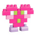 Mega Bloks Конструктор Mega Bloks рожевий у мішку 80 деталей (DCH62)