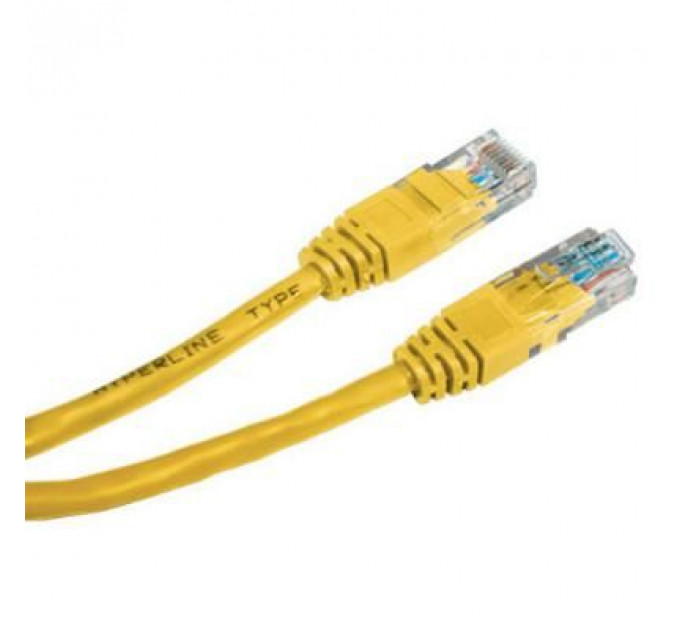 Патч-корд 3м UTP cat 5е CCA Cablexpert (PP12-3M/Y)