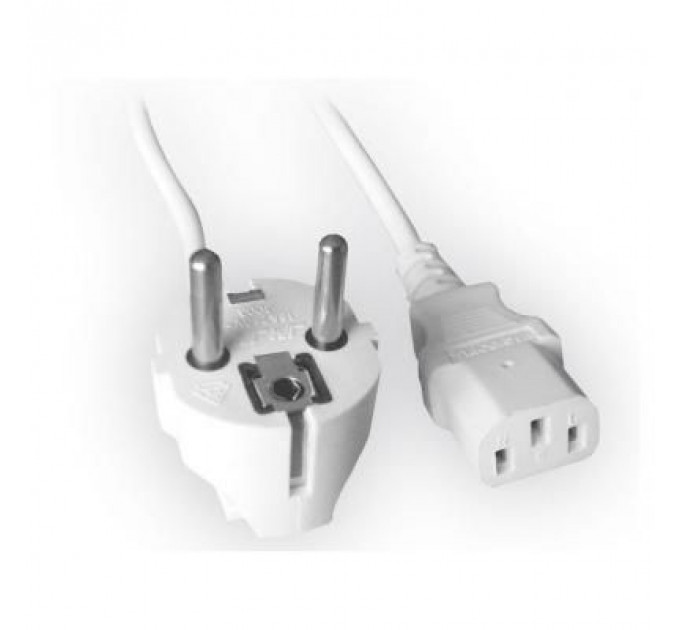 Кабель живлення C13 1.8m white Cablexpert (PC-186W-VDE)