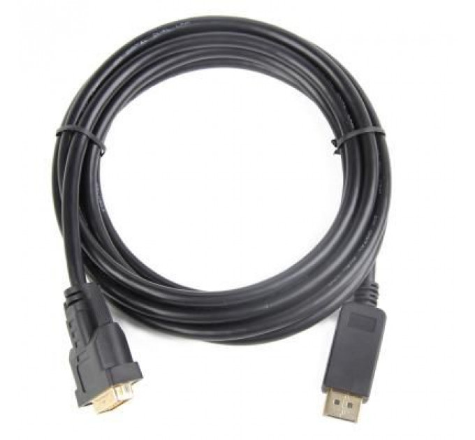 Кабель мультимедійний Display Port to DVI 24+1pin, 1.0m Cablexpert (CC-DPM-DVIM-1M)