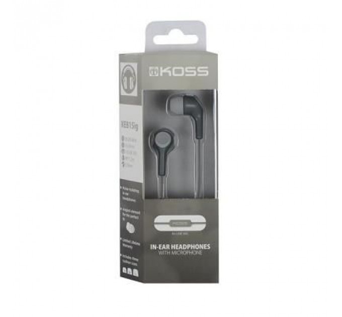 Навушники Koss KEB15i Grey